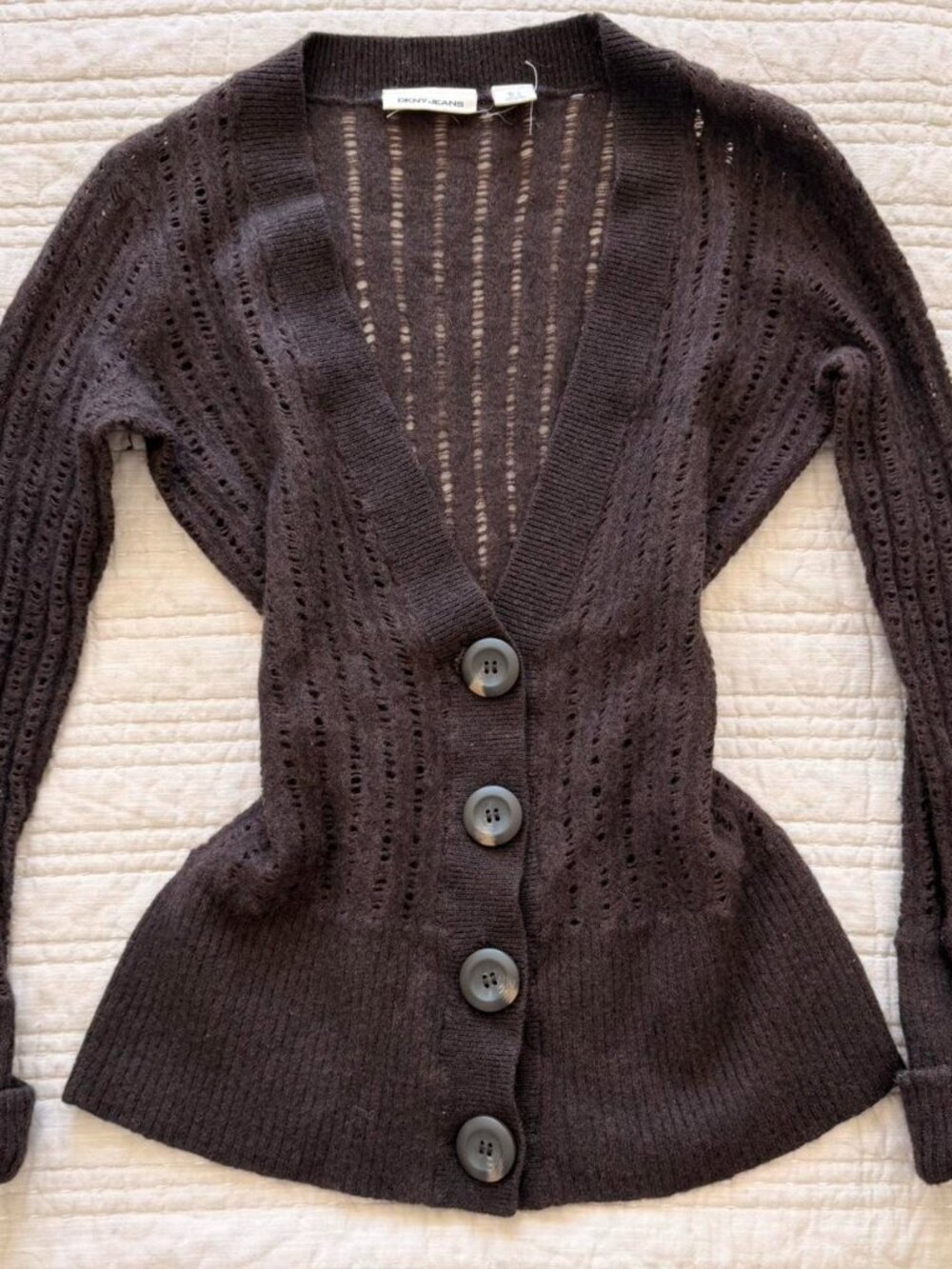 Dkny Vintage 2000s Y2K Cardigan